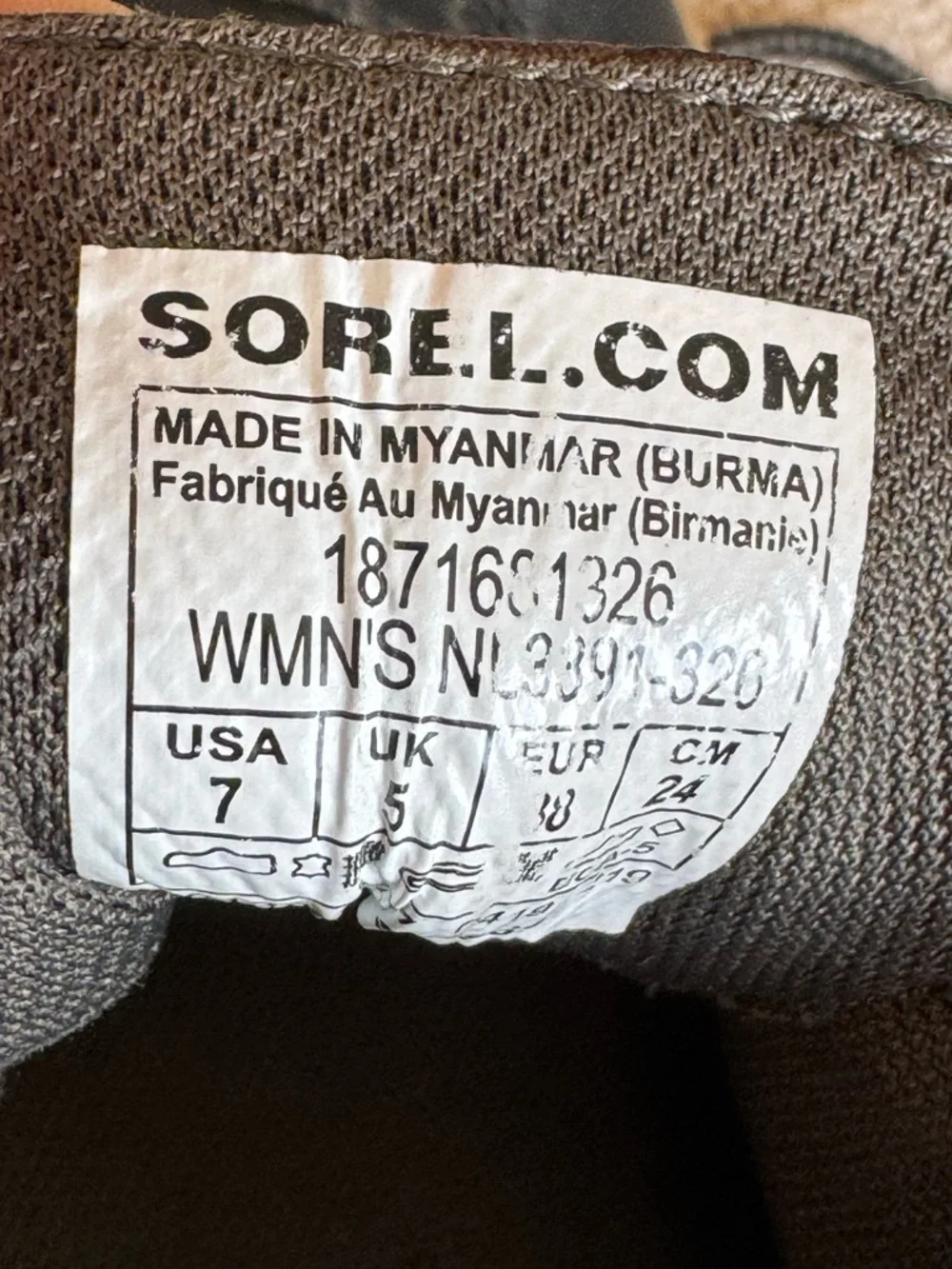 Sorel Out N About Duck Boots Waterproof Rain Shoes Suede Brown Camo Size 7